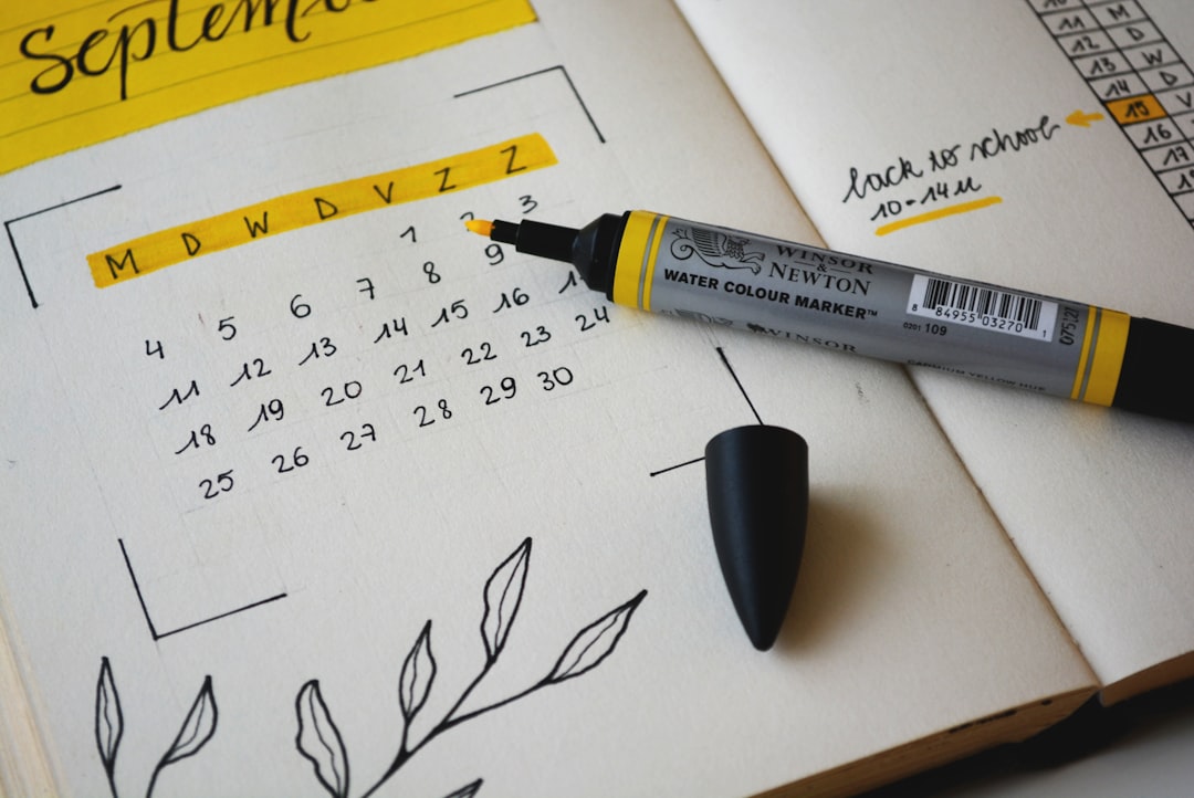 Photo planner, clock
