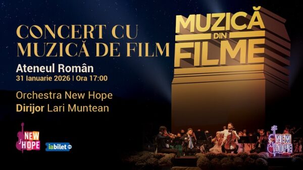 Marile coloane sonore ale cinematografiei răsună la Ateneul Român
